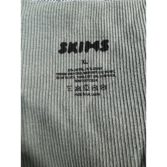Skims Ribbed Tank Tops Bundle (2) – Blue & Sage Green – Women’s XL - Picture 7 of 7